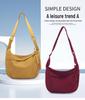 Women's 2026 High-End Waterproof Nylon Crescent Crossbody Bag