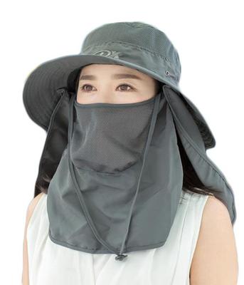 UV Udendørs Sommer Gård Sol Sol Bred Letvægts STØRRELSE Mørk [Fantastisk] Damehat, Beskyttelse, Hat, Kasket, Solcreme, Arbejde, Havearbejde, Beskyttelse, Hat,
