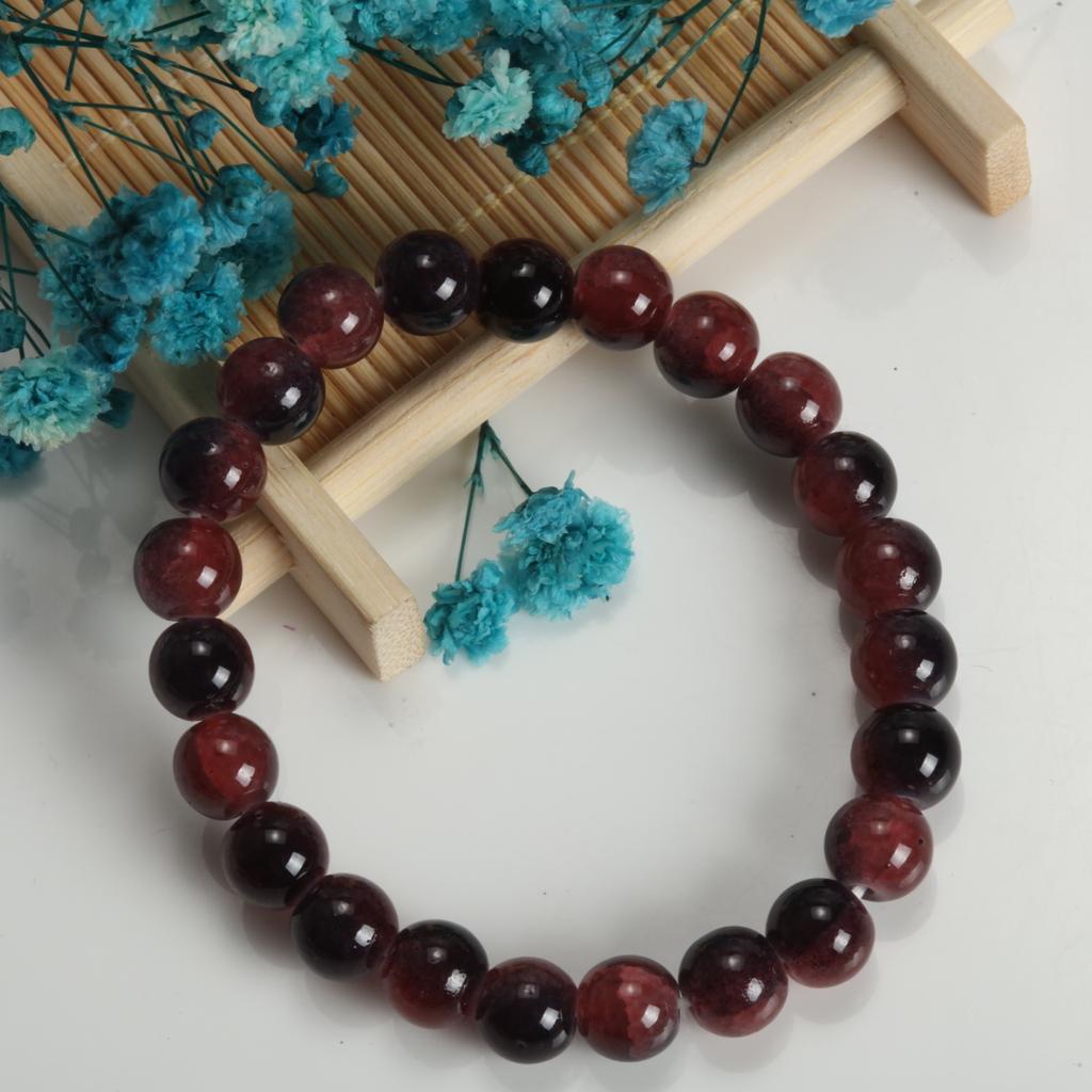 1-8Pcs Colorful Beads Beaded Bracelet Glass Beads Women's Fresh Versatile Jewelry Stretch Effected Handmade Bracelet Jewelry