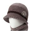 Hat Women'S Season Ear Protection Warm Mom Hat Fleece Thick Ear Protection Grandma Grandma Elderly Cotton Hat