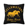 Dutton Ranch Yellowstone Modern Throw Pillow Covers Home Decor Sofa Cushion
