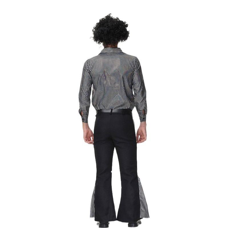 Halloween Vintage 70 Disco Hippie Hip Hop Singer Masquerade Ball Show Costume