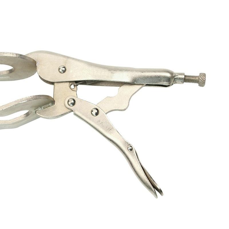 1Piece Multifunctional Metal Welding Clamp Plier U-Shaped Welding Locking Pliers Adjustable Quick-lock Release for Easy Removal