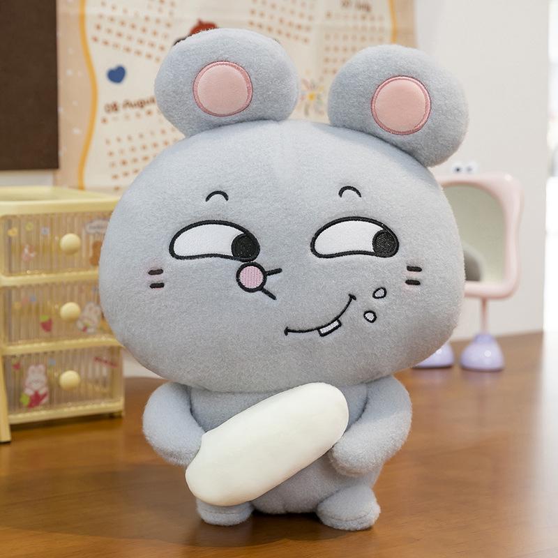 

Плюшевая подушка-мышь Мэйдзи и набор игрушек в виде рисоварки 23cm (0.16kg)