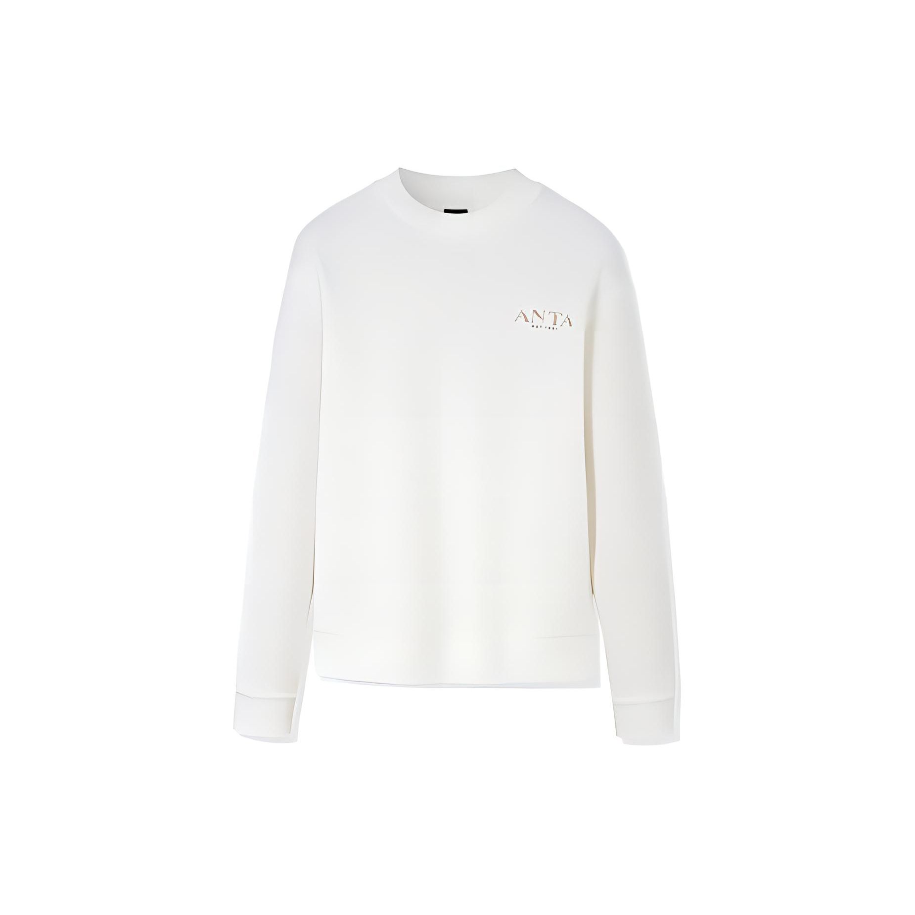 

Anta Training Series Sports Lifestyle Solid Color Printed Letter Round Neck Fleece Warm Long Sleeve Sweatshirt Women sweatshirt 162247722-3 XL