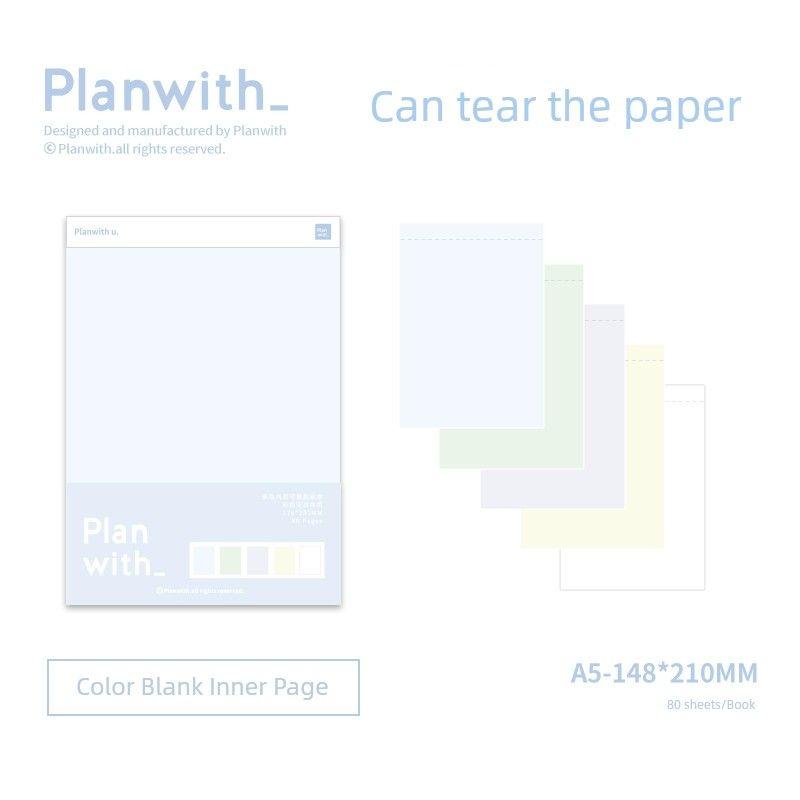 

Planwith Sticky Class Thickened Notepad A5-Blank