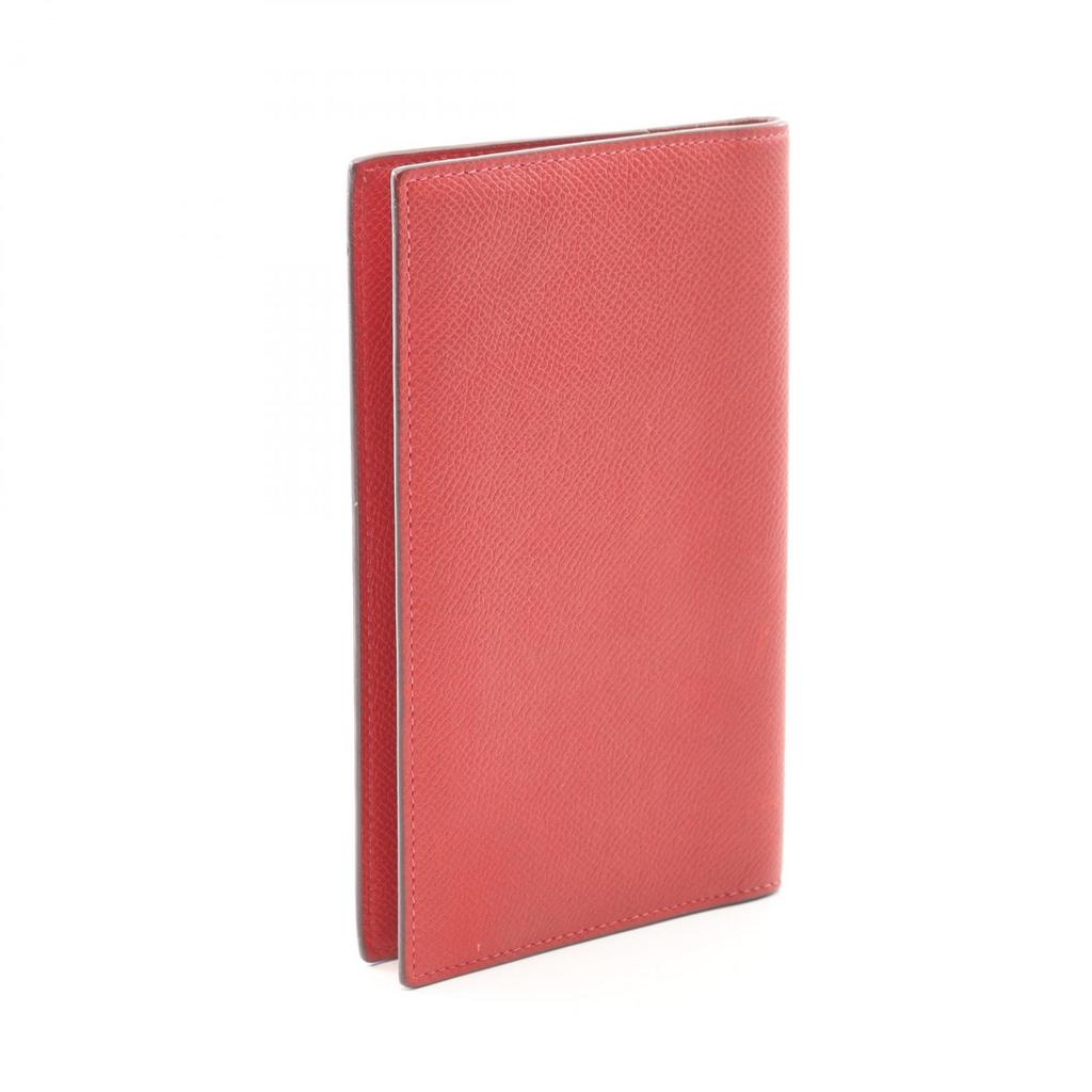 Used HERMES Agenda Vision Notebook cover Epsom leather Epsom Red Ruby Used Women