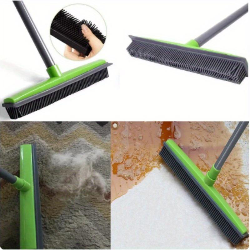 Pet Carpet Dehairing Sweeper Scraping Dust Hand-free Mop Rubber Floor Brush Cleaning Dog Hair Wiping Window Goodies
