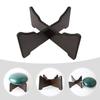 Tongue Drum Bracket Rosewood and Sponge Detachable Portable Hand Pan Drum Display Holder