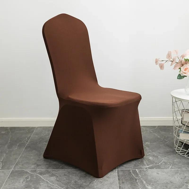 

550pcs Chair Cover 1600 Euros Stretch Elastic Birthday Party Hotel Banquet Dining Room Washable Thick Quality 95*40CM