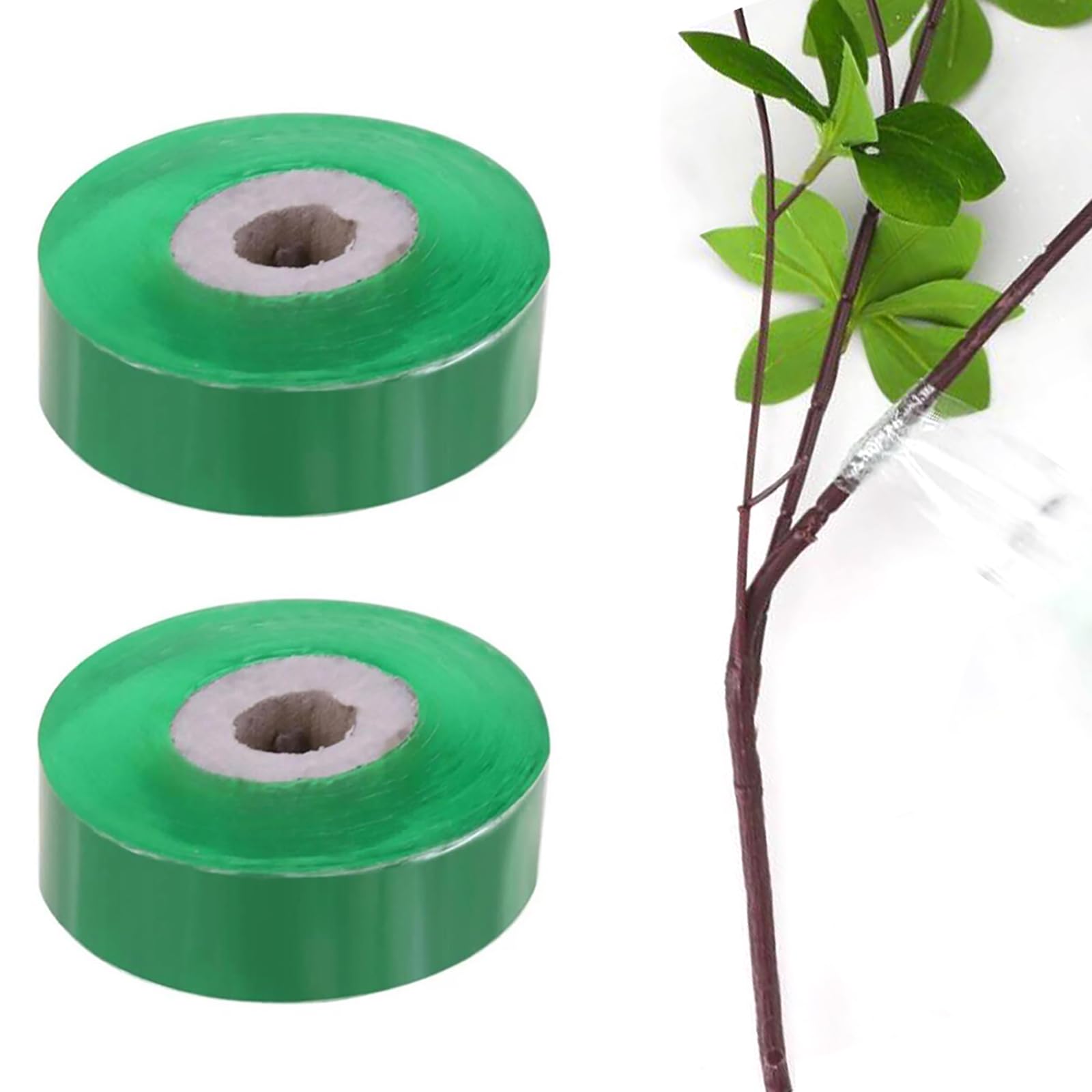 CHENLONB Садовая лента для прививки, Набор из 2 шт., Гибкая, Растягивающаяся, Для ремонта растений, Садовая лента, Для пересадки