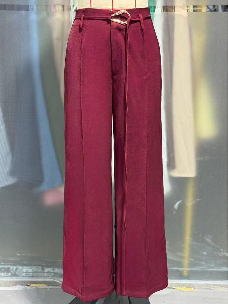 High-End Women's Versatile Slimming Straight-Leg Pants