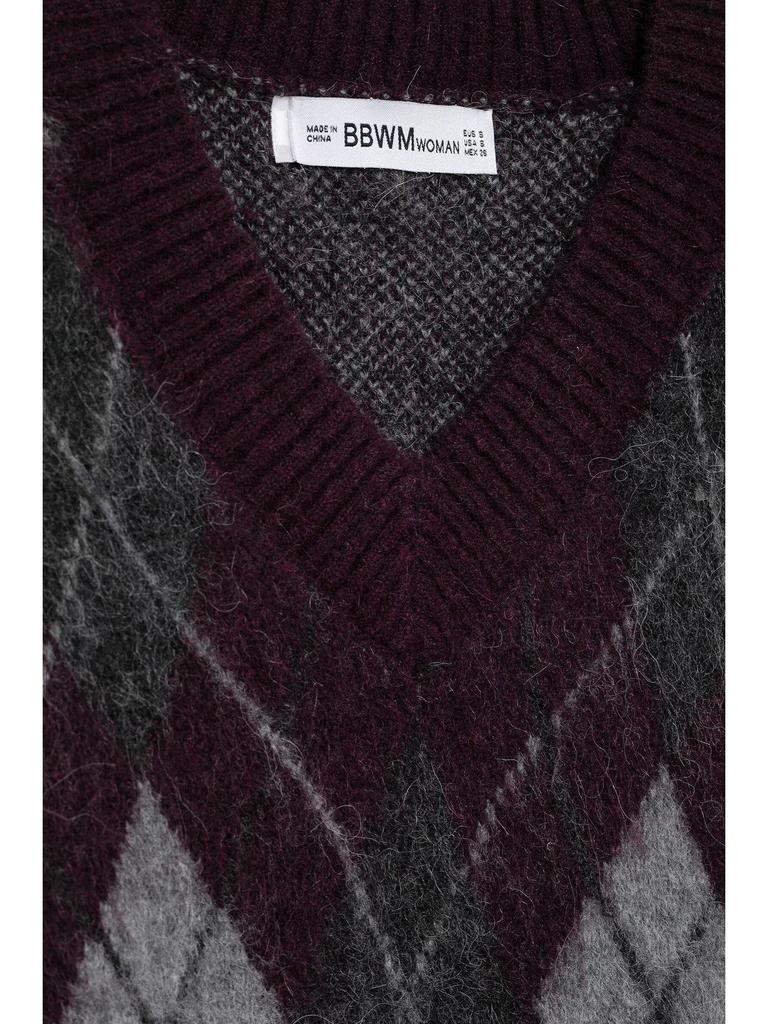 2024 Winter Women's Fashion: European & American Diamond Knit Vest 5755002