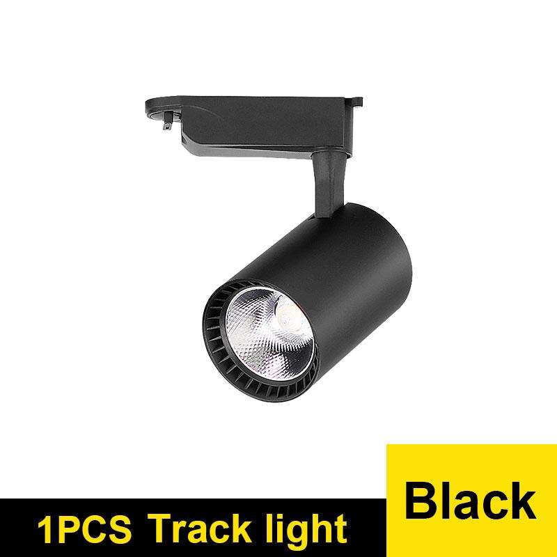 

LED Track Light 220v Set Track Lamp Spot Lighting Fixture for Living Room Clothing Store Full Set Track Lighting 20W Cold white