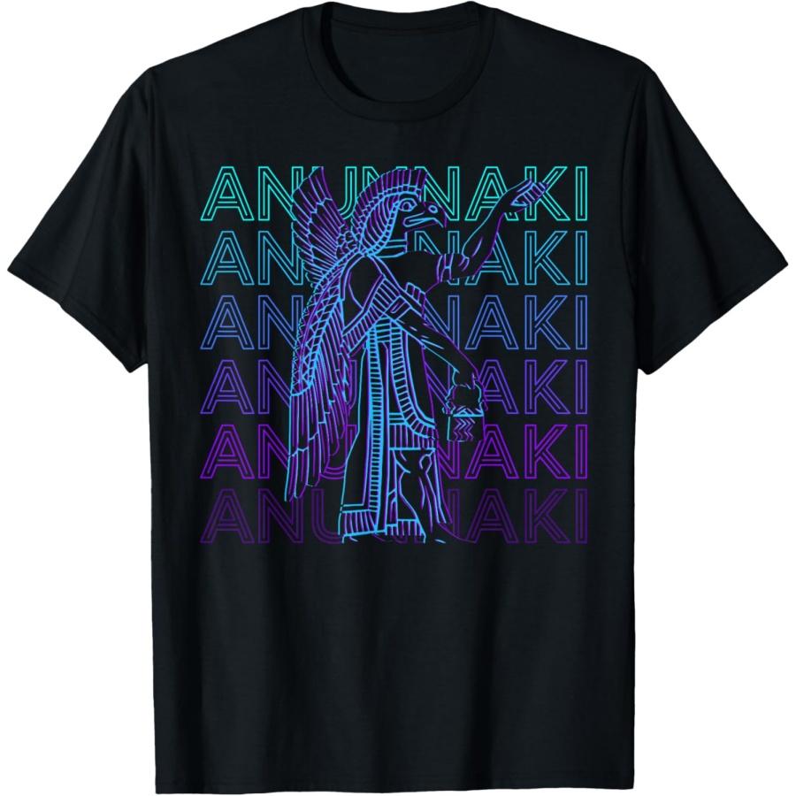 Anunnaki Sumerian God Ancient Deity Retro Anunnaki T-Shirt S