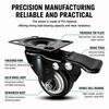 Heavy Duty Caster Wheels With Brake Roller Wheels Durable Chair Wheels