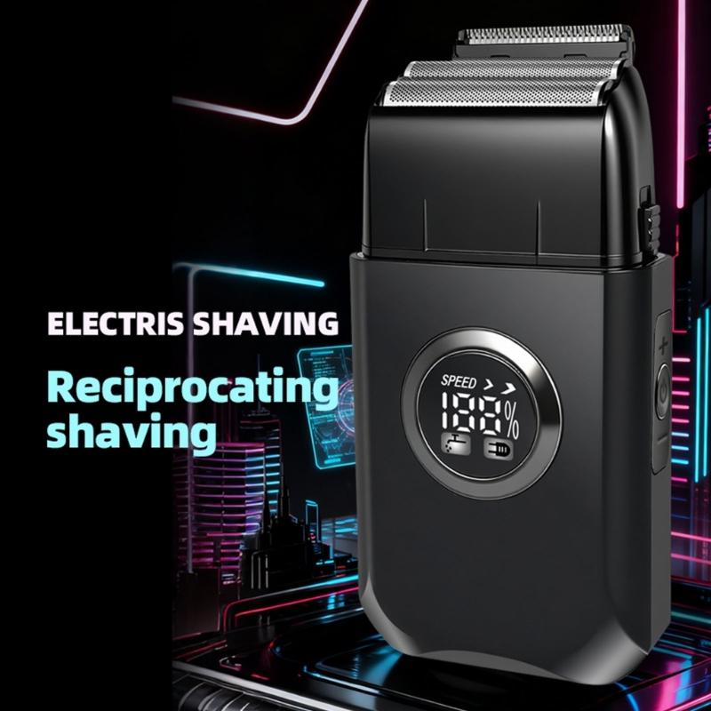 Fashionable Electric Shaver Travel Waterproof Rechargeable Travel Trimmer Quick Shaving Tool for Multifunctional Use