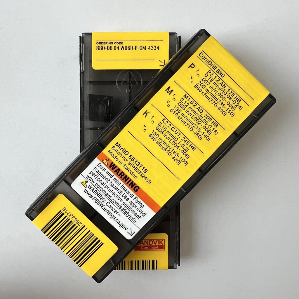 Original Sandvik / 880-0604W06H-P-GM 4334 /CNC lathe carbide blade tool 10 Pcs