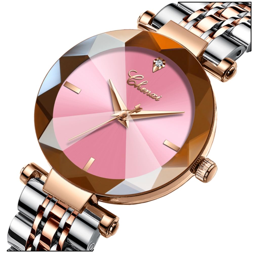 Popular Ladies Japanese Stainless Fashionable Gift for Crystal Watches, Waterproof, Cute, Quartz, Business, Steel, Watches, Girlfriend, Dial,