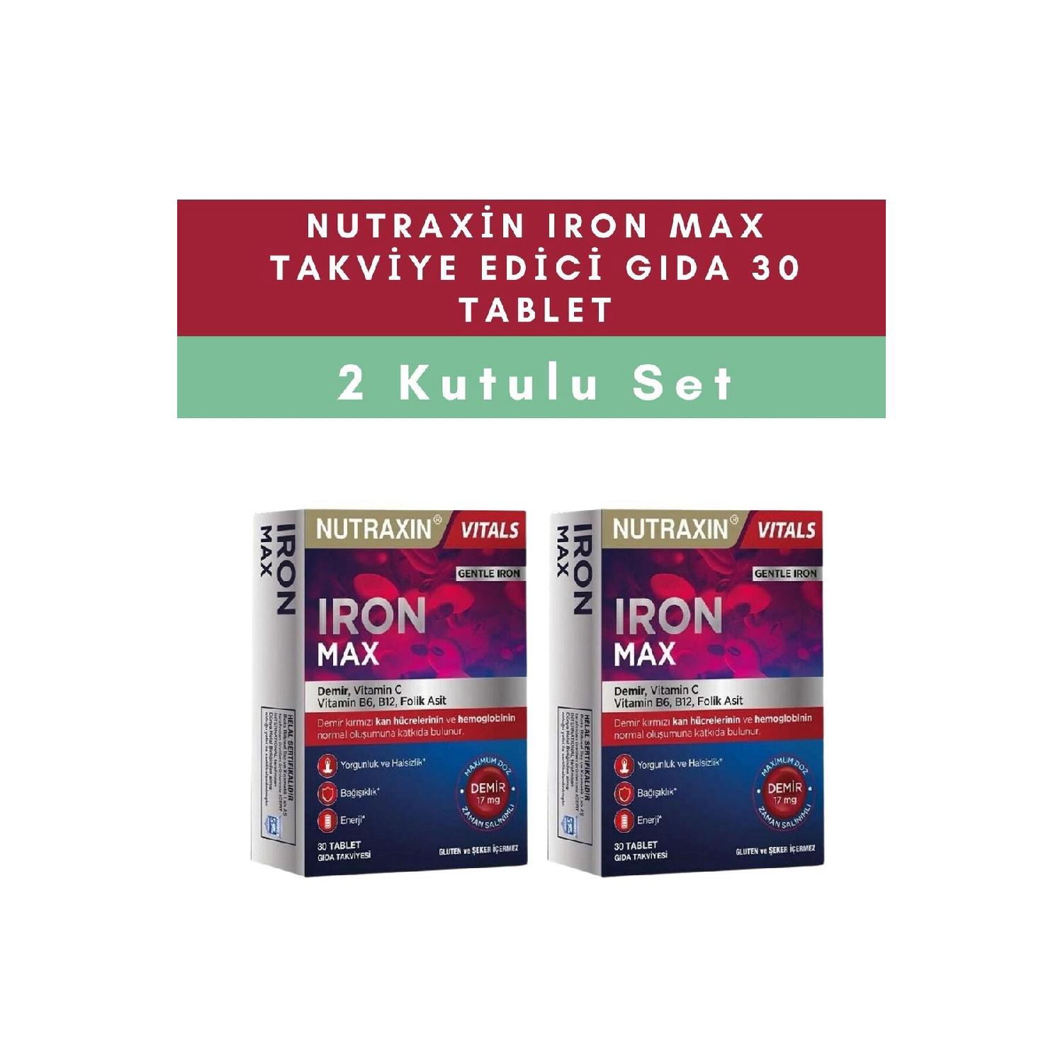 

Iron Max Reinforcing Food 30 Tablets | 2 Boxed Sets