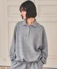 Banwonateullie A3473 Howl Collar Sweatshirt_Melange Gray