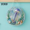 DIY Mosaic Craft for Adults Coastal Faux Pearl Painting Kit, Ocean Theme Art Stress Relief Creative Activity Sparkling Sea Animal Ornament