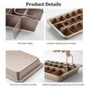 1Pcs Brownie Pan Bread Cake Pans Baking Dishes Non-Stick Bakeware Square Lattice Chocolate Dessert Cake Mold Kitchen Baking Pan