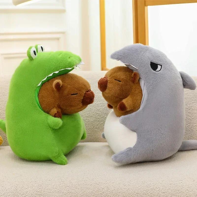 Cute Capybara Peripheral Plush Doll Capibara Plush Doll Giant Kawaii Stuffed Animal Doll Children Kids Birthday Gift Toys