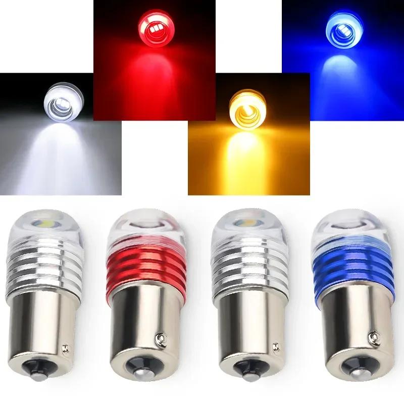 2pcs Auto 1157 Led BAY15D P21/5W T20 7443 Strobe Flash Light Brake Blink Light Lamp Bulb DC12 Red White Auto Tail Stop Light