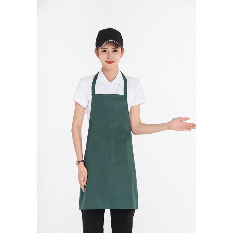 Korean Style Waterproof Kitchen Apron with Custom Logo