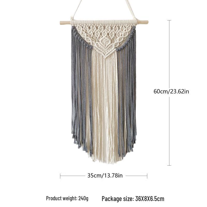 Bohemian Woven Tassel Wall Hanging