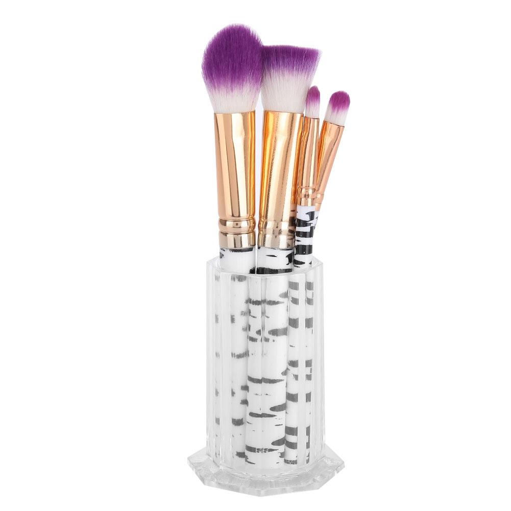 Nail Art Brush Storage Holder Painting Pen Case Organizer Manicure Tool Container (Transparent)