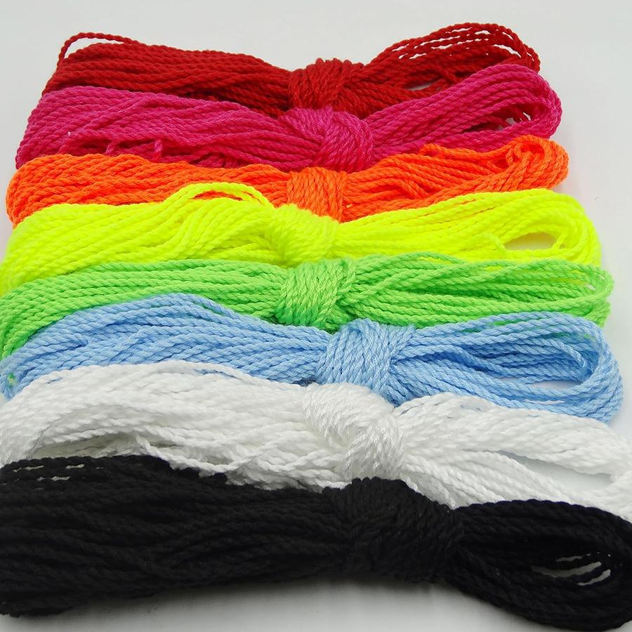 10pcs YoYo Strings Replacement Cotton-Polyester Blend Ropes Assorted Colors High-Quality YoYo Ball Accessories for JXB