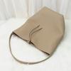 High-Grade First-Layer Cowhide Japanese And Korean Lazy Style Leather Bucket Bag Large Capacity Shoulder Leather Tote Bag Casual