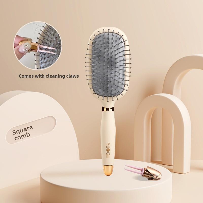 Cute Air Cushion Massage Comb for Women, Perfect for Long & Curly Hair, Portable Stylish Brush with Scalp-Caring Function