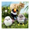 Cat Toy, Flapping Toy, Bird, Electric Flying Bird, Sparrow, Sound Included, Realistic Bird Sounds, Touch Activation, Stuffed Catnip Cat Toy,