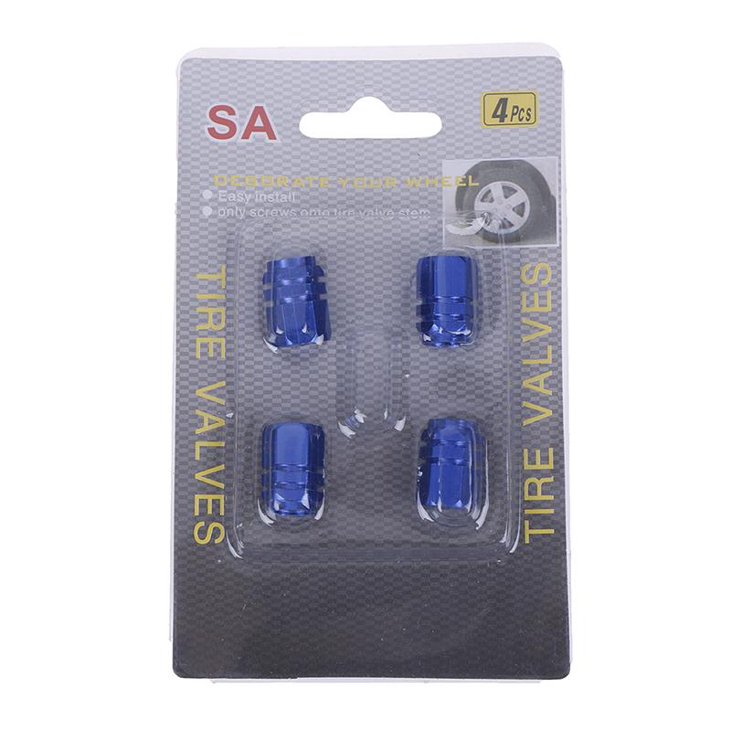 4Pcs Mini Tire Wheel Rims Stem Air Valve Caps Tyre Cover Car Truck Bike