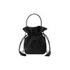Blondie Removable Chain Strap Drawstring Closure Tassel Leather Bucket Bag Mini Women Bags Black 760313-AACP7-1000