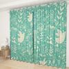 Fresh Floral Curtain Cloth Bedroom Living Room Balcony Blackout Curtain Office Hotel Heat Insulation Curtain