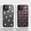 Cute Flower Funda Back Phone Cover Case for iPhone 17 Pro Max 16 Plus 11 7 8 SE 12 XS XR 15 Air 14 13 Mini