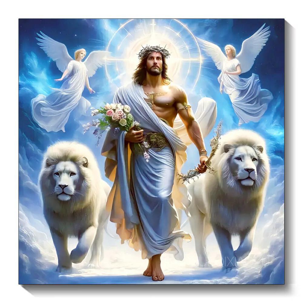 Jesus Religion Diamond Painting Cross Stitch Kits Mosaic Embroidery Home Decoration 5D DIY Art New Arrivals