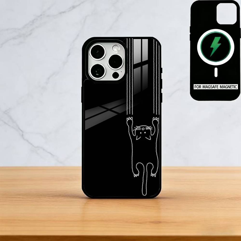 Cats Phone Phone Case For iPhone17,16,15,14,13,12,11 Plus,Pro Magnetic For Magsafe Wireless Charging