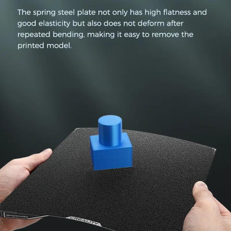 Creality Hi Epoxy Resin Build Plate High Strength Wear Resistance Flatness Hi Double Sided Black Textured PEI Printing Platform