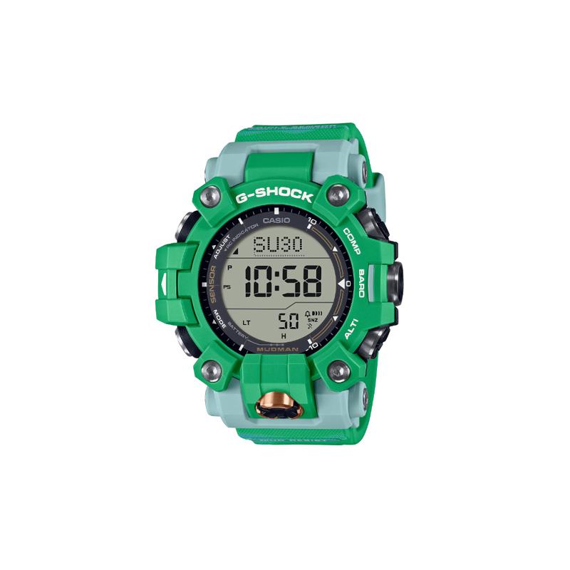 CASIO G-SHOCKx EARTHWATCH cooperation model Clay Fiji Spotted Rat Lizard 200 meters waterproof triple sensor solar movement men and wome GW-9500KJ-3JR