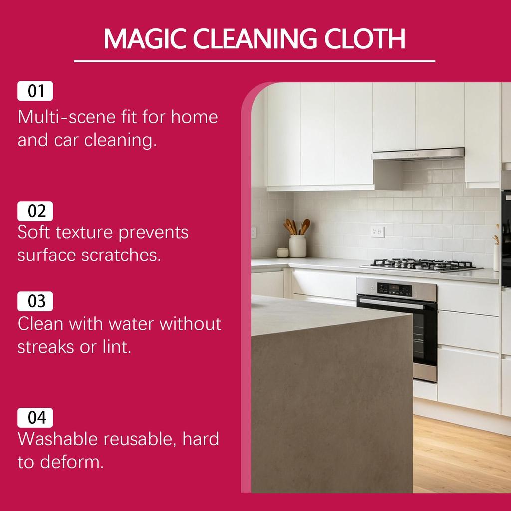 Schoonmaakdoek microvezel absorbeert water en pluist niet gemakkelijk, keukenhuishouden, glas, auto schoonmaken, multifunctionele schoonmaakdoek 6 stuks