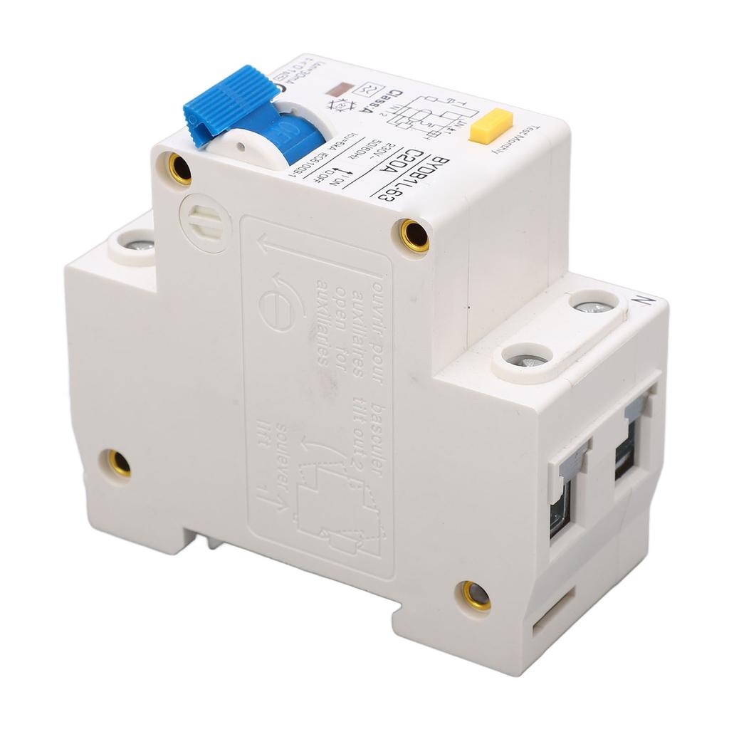 230V 20A AC Wyłącznik zabezpieczający przed upływami prądu Typ A Montaż na szynie DIN 1P Wyłącznik nadprądowy miniaturowy