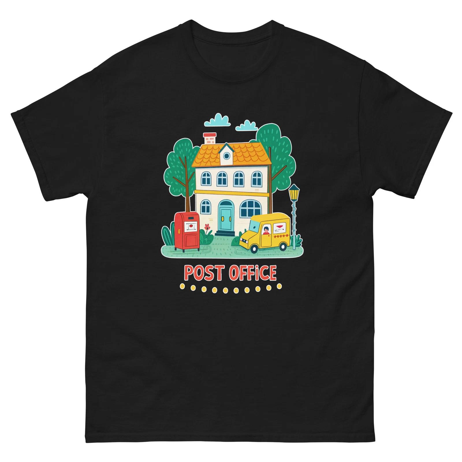 Post Office Everyday Location Building Place T-Shirt M