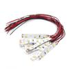 Warm White LED Flexible Strip Light for Diorama 50mm Strip LEDs 12V Decoration, (10-Pack), Wired,