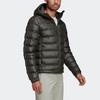 adidas Casual Sports Warm Logo Hooded Cotton Jacket Men Jacket Dark-Earth-Brown GK0640