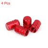 X AUTOHAUX Tire Stem Valve Cap Wheel Valve Cover 4pcs